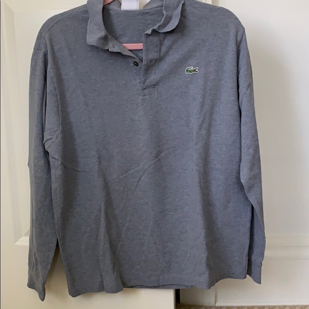 Men’s long sleeve prima cotton polo